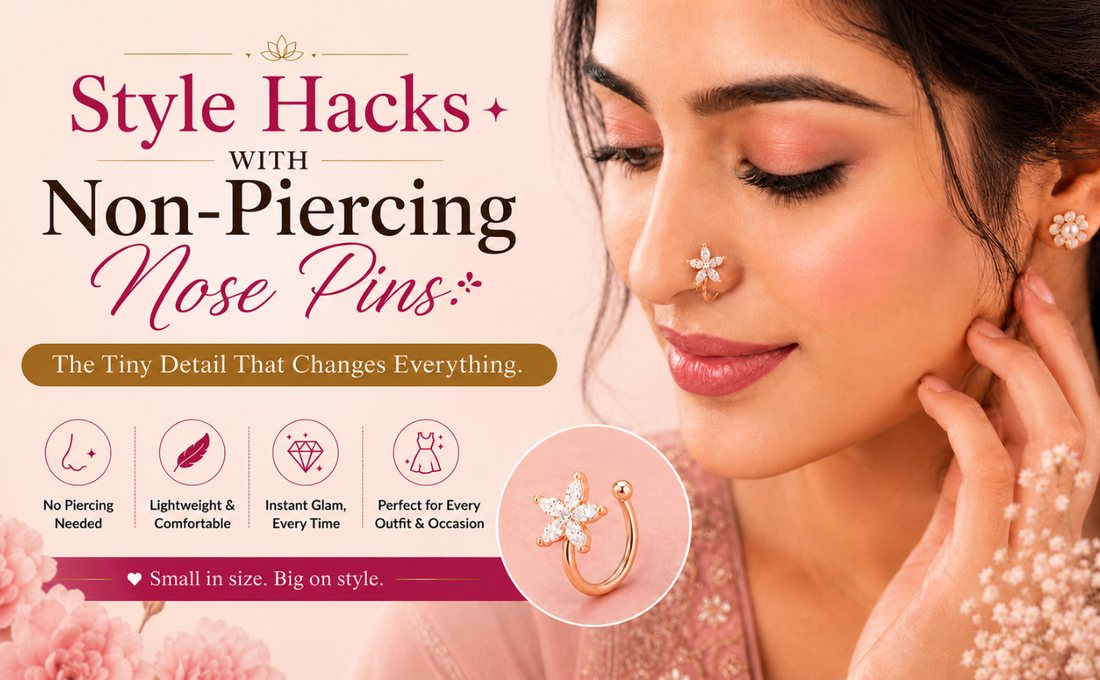 Style Hacks with Non Piercing Nosepin