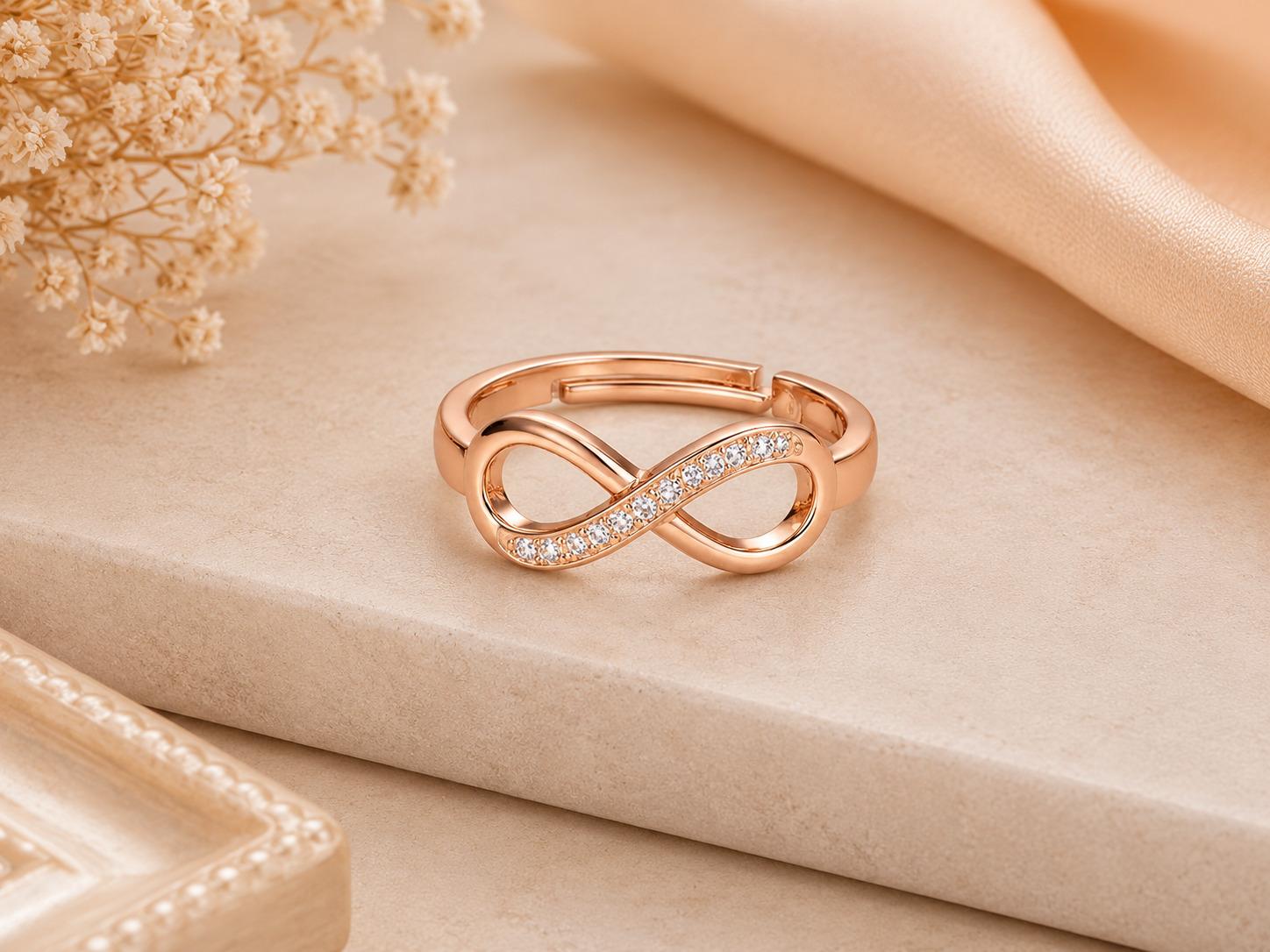 Adjustable Single Ring for Her
