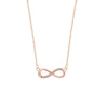 Infinity Love Pendant Rose Gold Plated Necklace For Women & Girls | Anti Allergy| Anti-Tarnish  |Valentine Gift
