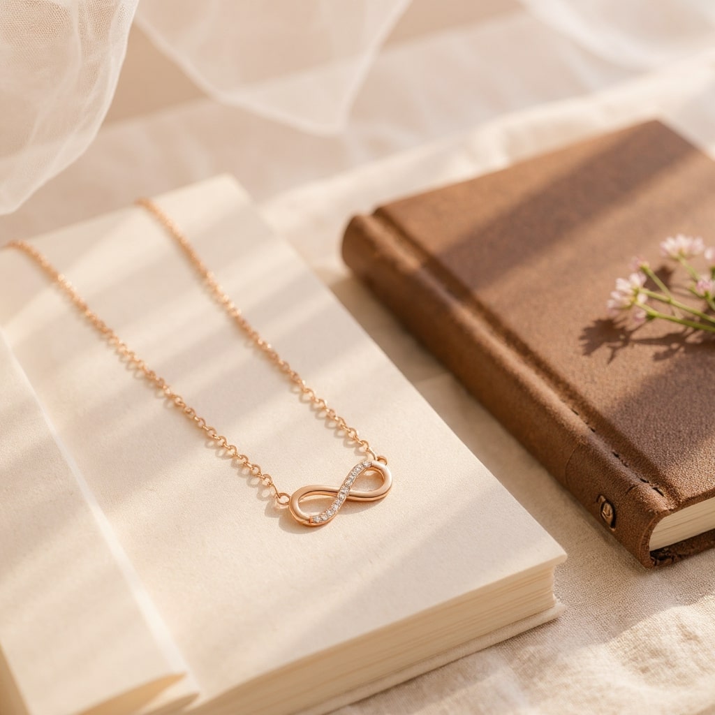 Infinity Love Pendant & Bracelet Value Set for Women & Girls  |Valentine Gift