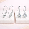 Tender Touch Duo Water Drop Studs and Crystal Hanging Earrings Value Set For Girls