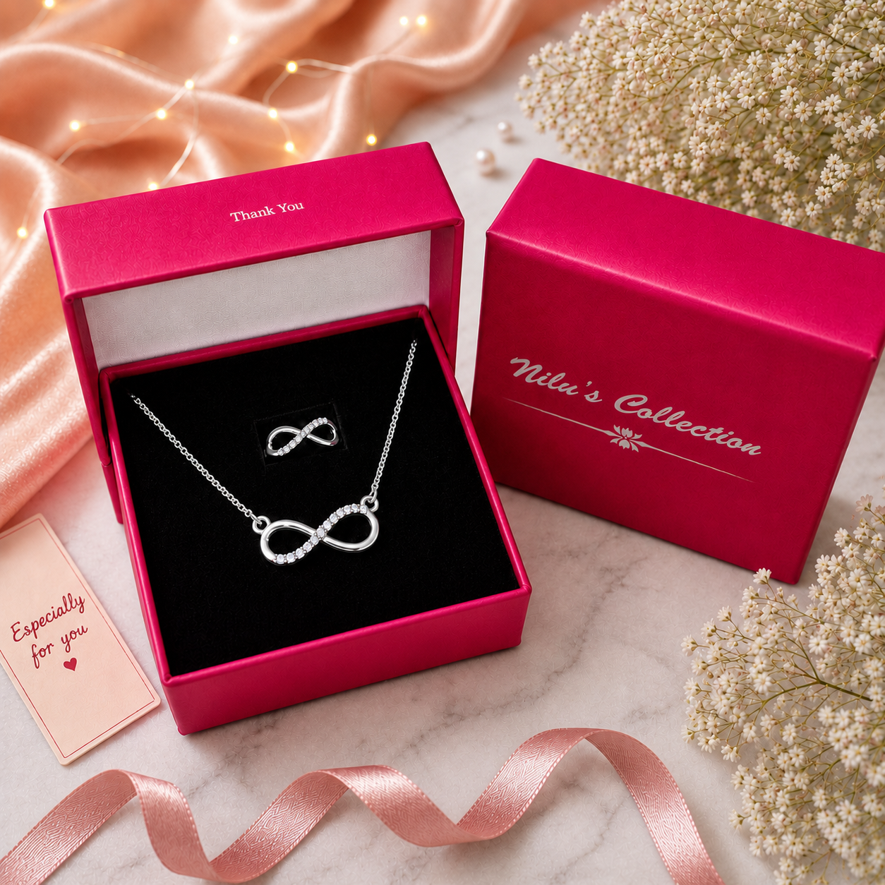 Silver Pendant With Ring For Women And Girls