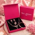 Premium Rose Gold Jewellery Gift Set for Women
