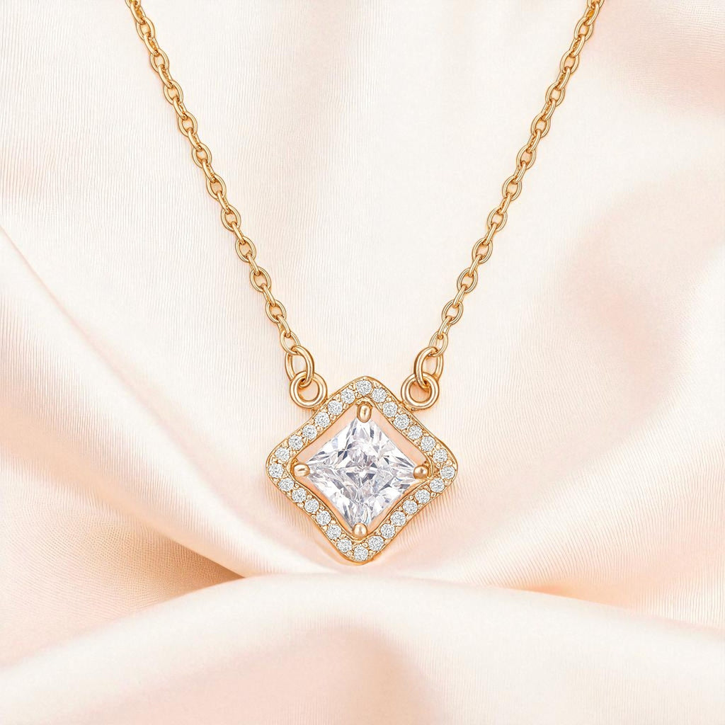 Rose Gold Plated Pendant Necklace for women and Girls