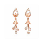 Rose Gold Drop Earrings for Women