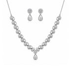 Silver Necklace Set for Women