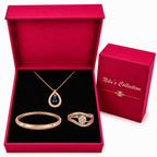 Rose Gold Jewellery Gift Set for Women