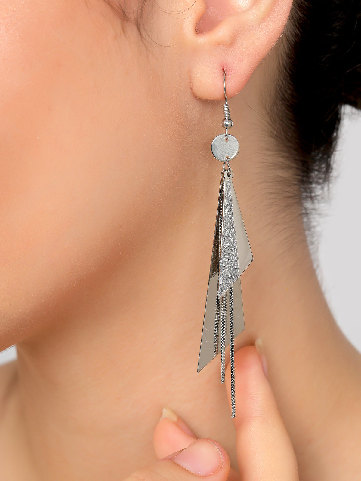 Silver Plated Dangle Earrings for Women