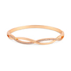Rose Gold Plated Kada Bracelet For Women And Girls