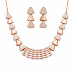 Rose Gold Jewellery Set For Women