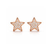 Rose Gold Star Stud Earrings