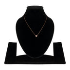 Rose Gold Solitaire Pendant