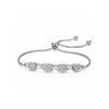 Silver Heart Infinity Bracelet