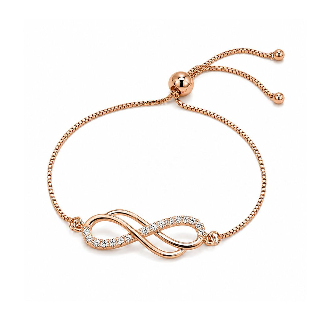 Rose Gold Infinity Bracelet