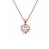 Rose Gold Heart Pendant