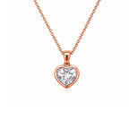 Rose Gold Heart Pendant
