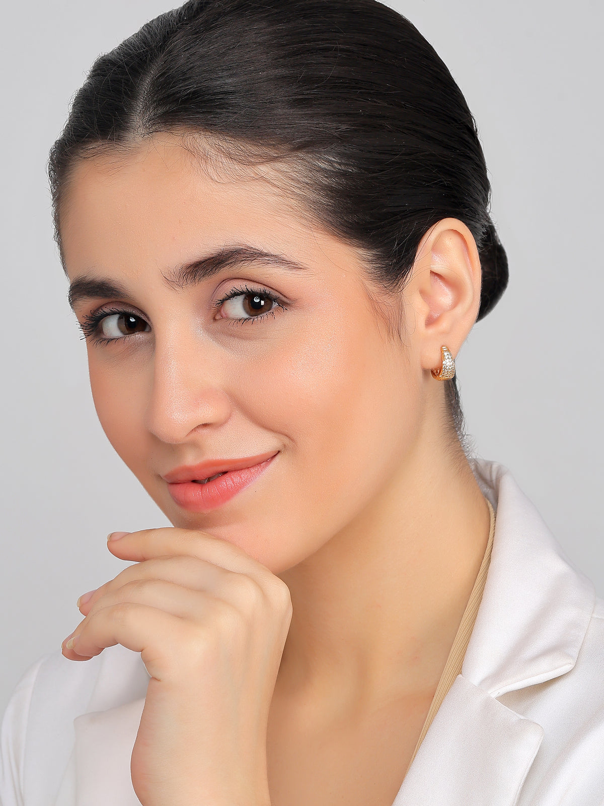 Gold Plated Hoop earrings For Women