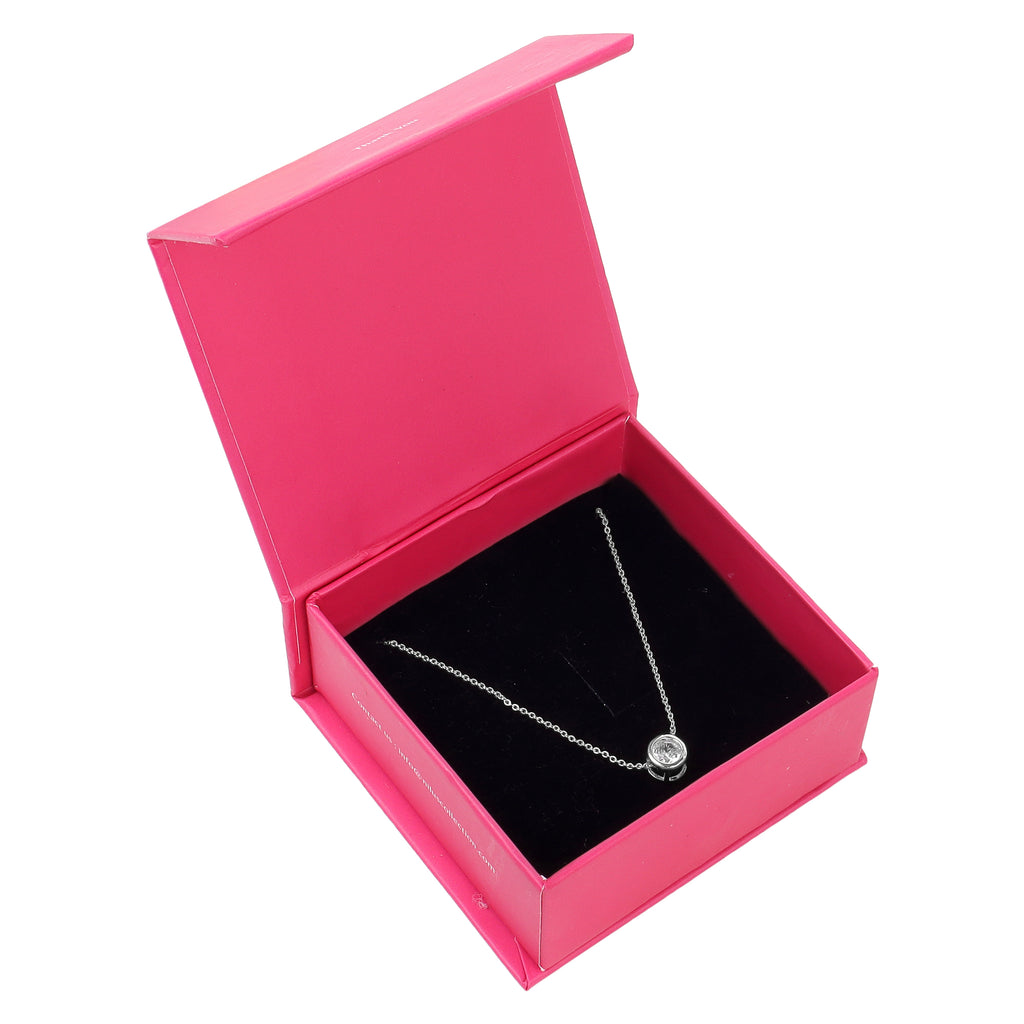 Rose Gold Solitaire Pendant