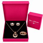 Rose Gold Jewelry Gift Set for Women