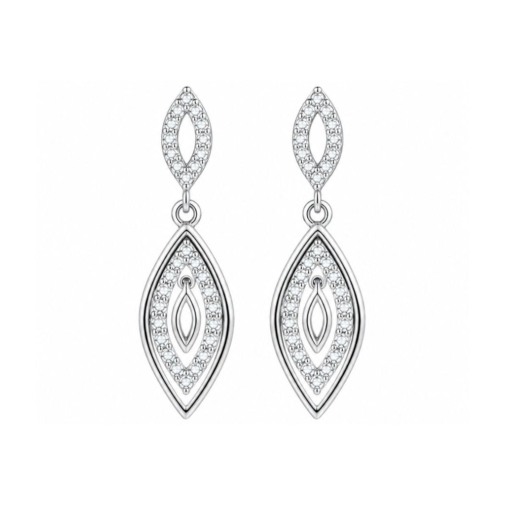 Silver Drop Earrings for Women