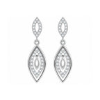 Silver Drop Earrings for Women