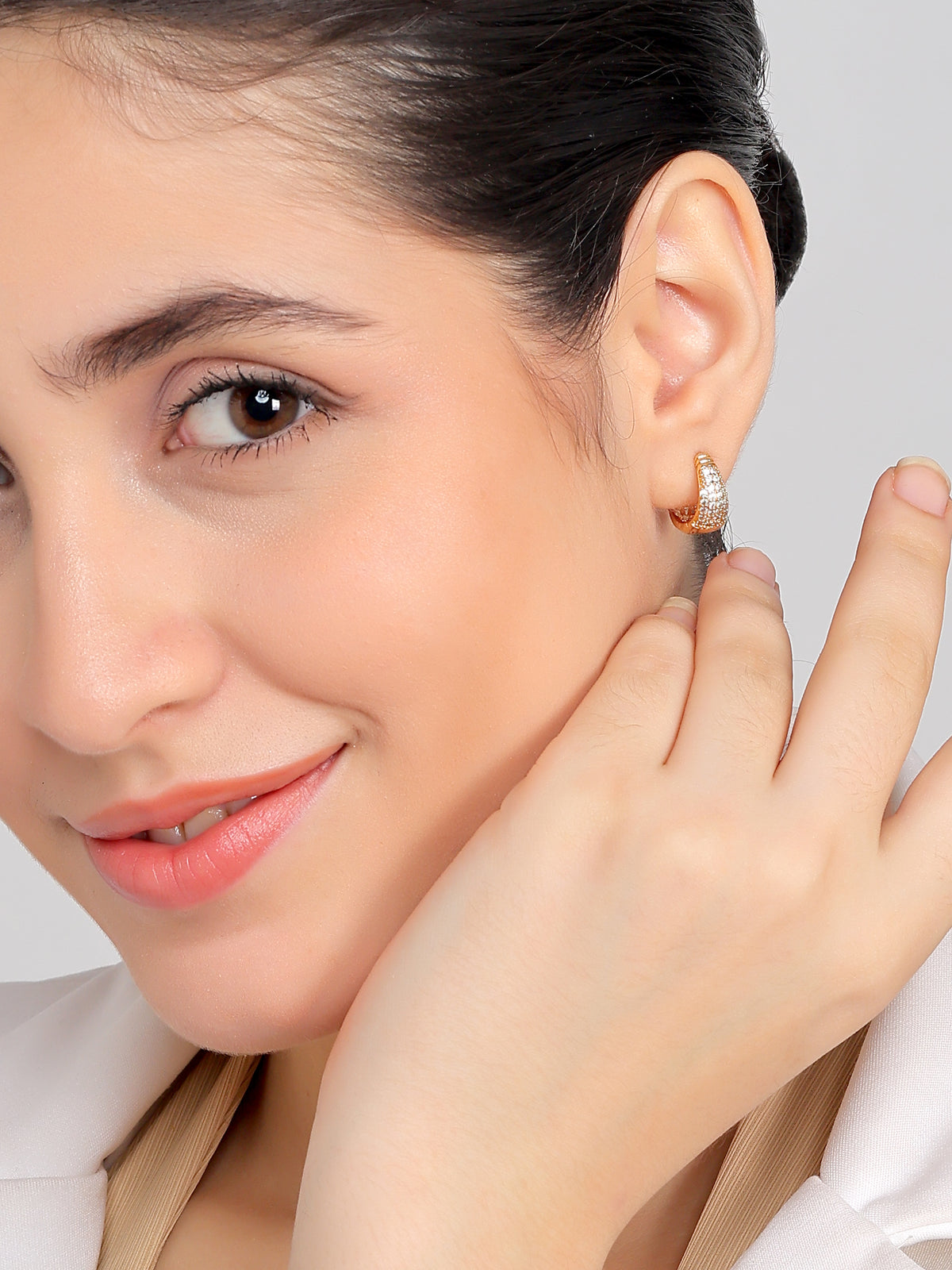 Gold Plated Hoop earrings For Women