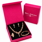 Rose Gold Gift Jewelry Set for Women
