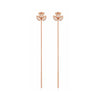 Rose Gold Sui Dhaga Threader Earrings