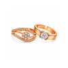 Rose Gold Couple Rings for Men & Women