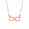 Rose Gold Plated Infinity Pendant