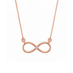 Rose Gold Plated Infinity Pendant