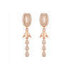 Rose Gold Jhumki Drop Earrings for Women