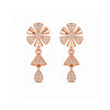 Rose Gold Drop Earrings for Women