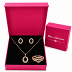 Rose Gold Jewellery Gift Set for Women