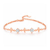 Rose Gold Plated Clover Bracelet