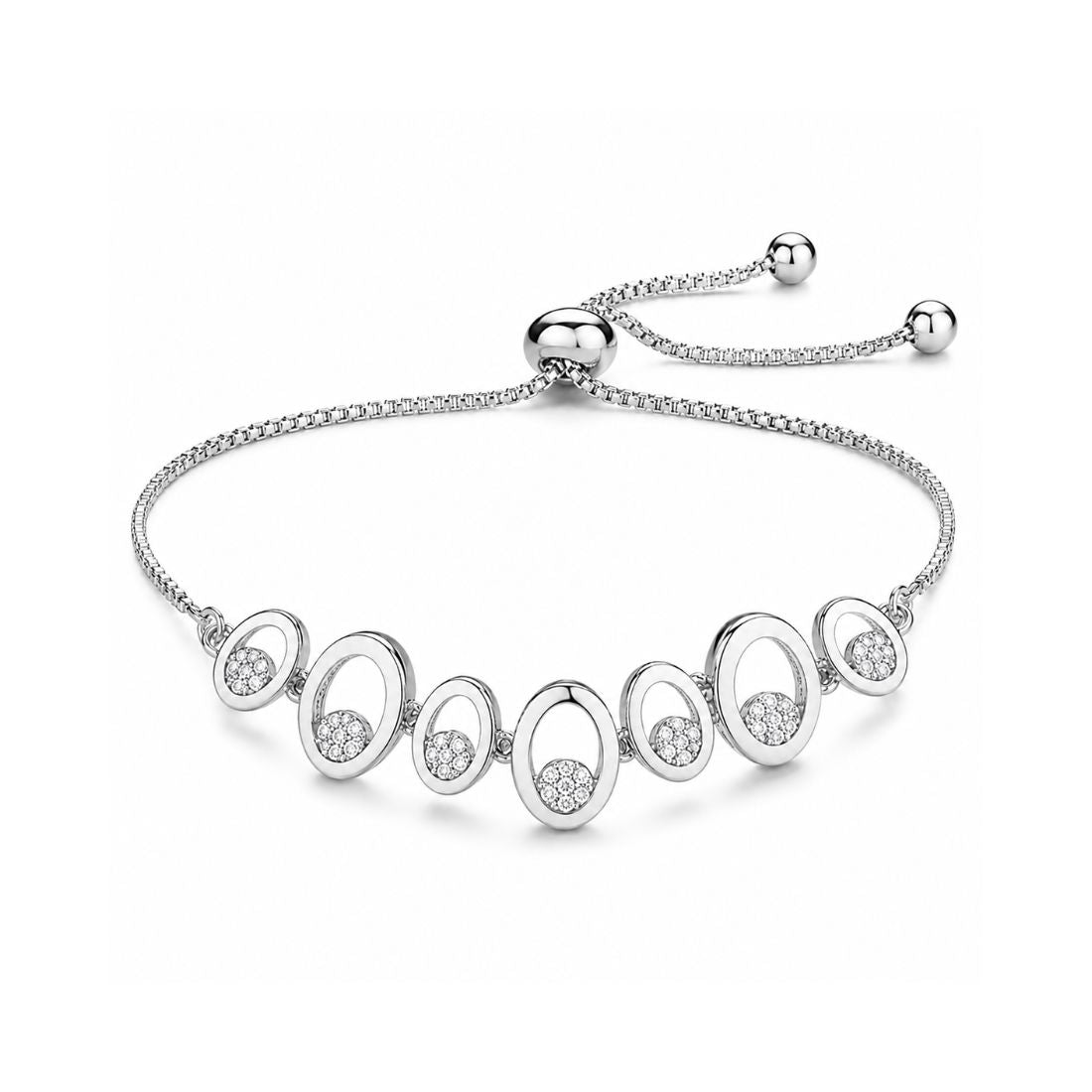 Silver Charm Bracelet For Women