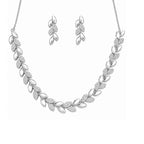 Leaf Design Necklace Set