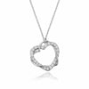 Silver Plated Heart Pendant