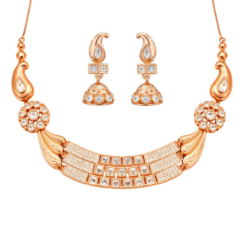 Rose Gold Traditional Jewellery Set