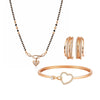 Rose Gold Mangalsutra Set For Women