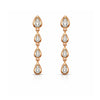 Rose Gold Teardrop Earrings for Women