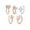 Non Piercing Nose Pin for Women Pack of 5