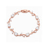 Rose Gold Plated Tulip Floral Bracelet | Bracelet Size :2.4-2.6 |