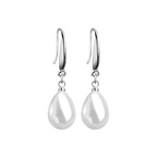 White Cherry Pearl Stylish Fancy Drop Earrings for Women and Girl