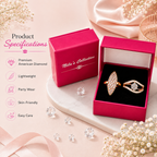Ring Stacks Value Set | Adjustable Rose Gold Plated Rings With American Diamond  for Women & Girls