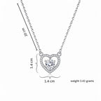 Silver Plated Heart Pendant