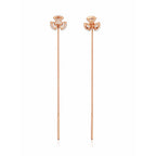 Rose Gold Sui Dhaga Threader Earrings