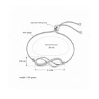 Silver Infinity Bracelet for Women