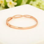 Rose Gold Plated Kada Bracelet For Women And Girls