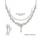 Silver Necklace Set for Women